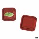 Tallriksset Algon Rd 23 cm 10 Delar (18 antal)