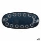 Servingsfat La Mediterrnea Almudena Bl Avlng 33 x 14,8 x 2,7