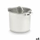 Kastrull med glaslock Kinvara 17396 Silvrig 31 x 25 x 24 cm Indu