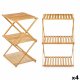 Bokhylla CH68220-5 Naturell Bambu 40 x 62 x 33,5 cm (4 antal)