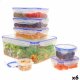 Set med stapelbara, hermetiskt frslutna, matldor Max Home 29 x