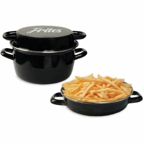 Fritös Baumalu Svart Emaljerat stål Fritös Baumalu Svart Emaljerat stål