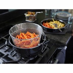 Fritös Baumalu Svart Emaljerat stål Fritös Baumalu Svart Emaljerat stål
