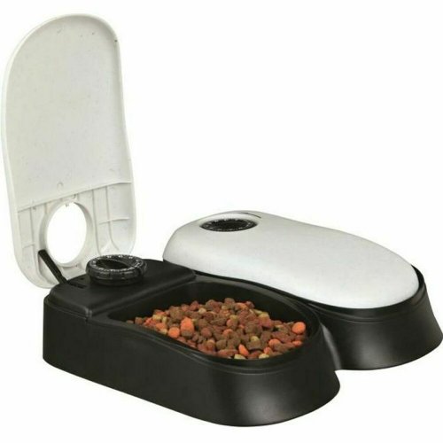 Automatisk matare Trixie Vit Svart Akryl Plast Automatisk matare Trixie Vit Svart Akryl Plast