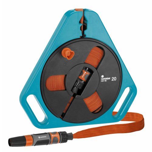 Slang Gardena 757-C20 Roll Fix Platt Textil Plast 20 m Slang Gardena 757-C20 Roll Fix Platt Textil Plast 20 m