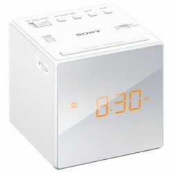 Klockradio Sony ICFC1W LED Vit Klockradio Sony ICFC1W LED Vit