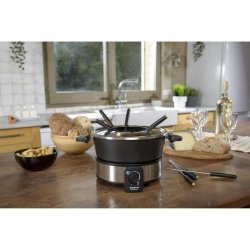 Fondue Taurus FF2 Svart Silvrig 1000 W Fondue Taurus FF2 Svart Silvrig 1000 W
