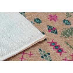 Matta DKD Home Decor 160 x 230 x 0,4 cm Polyester Vit Ikat Boho Matta DKD Home Decor 160 x 230 x 0,4 cm Polyester Vit Ikat Boho