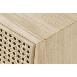 Nattduksbord DKD Home Decor Naturell Rattan Paulowniaträ (43 x 3 Nattduksbord DKD Home Decor Naturell Rattan Paulowniaträ (43 x 3