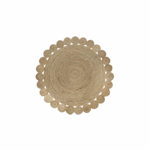 Matta DKD Home Decor Brun Naturell 150 x 150 x 1 cm Matta DKD Home Decor Brun Naturell 150 x 150 x 1 cm