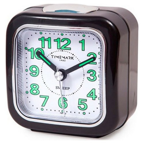 Analog Väckarklocka Timemark Svart Tyst med ljud Nattläge (7.5 x Analog Väckarklocka Timemark Svart Tyst med ljud Nattläge (7.5 x