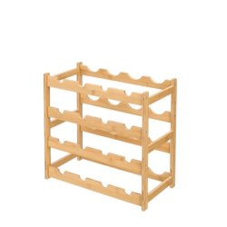 Flaskställ Kinvara Naturell 45 x 23,5 x 42,5 cm (4 antal) Flaskställ Kinvara Naturell 45 x 23,5 x 42,5 cm (4 antal)